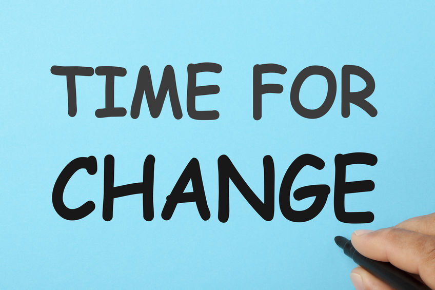 Time for Change Concept