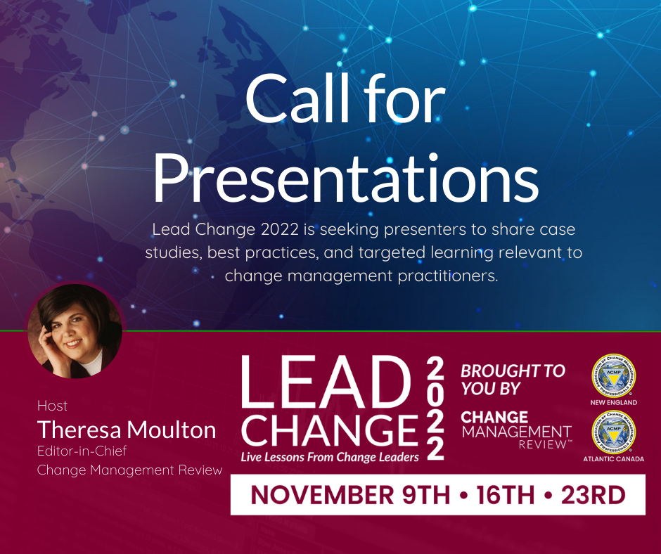 Lead Change 2022 Call for Presentations